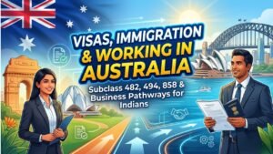 Visas, Immigration & Working in Australia Subclass 482, 494, 858 & Business Pathways for Indians (2026)