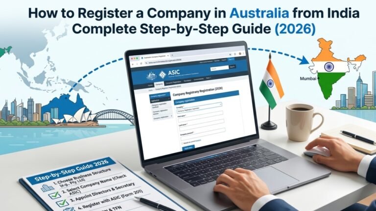 How to Register a Company in Australia from India — Complete Step-by-Step Guide (2026)