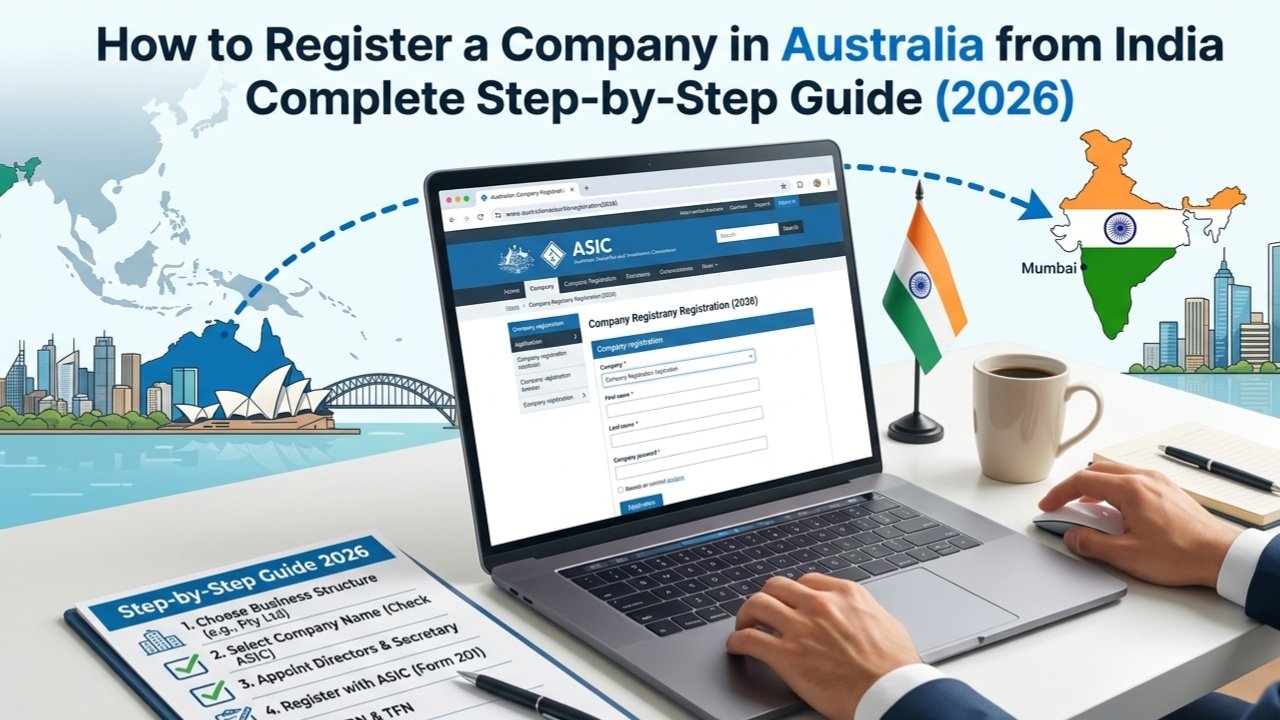 How to Register a Company in Australia from India — Complete Step-by-Step Guide (2026)