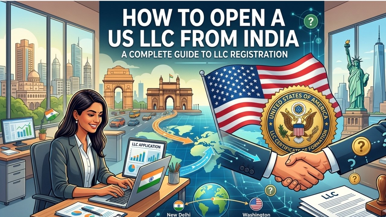 How to Open a US LLC from India: A Complete Guide to LLC Registration