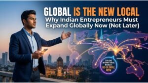 Global Is the New Local: Why Indian Entrepreneurs Must Expand Globally Now (Not Later)