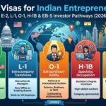 US Visas for Indian Entrepreneurs E-2, L-1, O-1, H-1B & EB-5 Investor Pathways (2026)