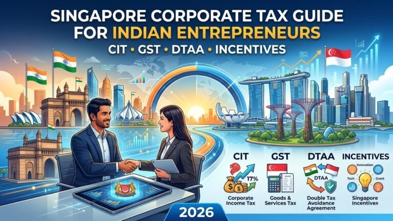 Singapore Corporate Tax Guide for Indian Entrepreneurs — CIT, GST, DTAA & Incentives (2026)