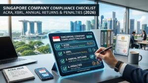 Singapore Company Compliance Checklist — ACRA, XBRL, Annual Returns & Penalties (2026)