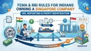 FEMA & RBI Rules for Indians Owning a Singapore Company ODI, Reporting & Profit Repatriation